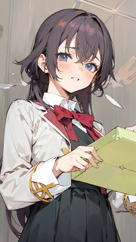 Anime character with open arms