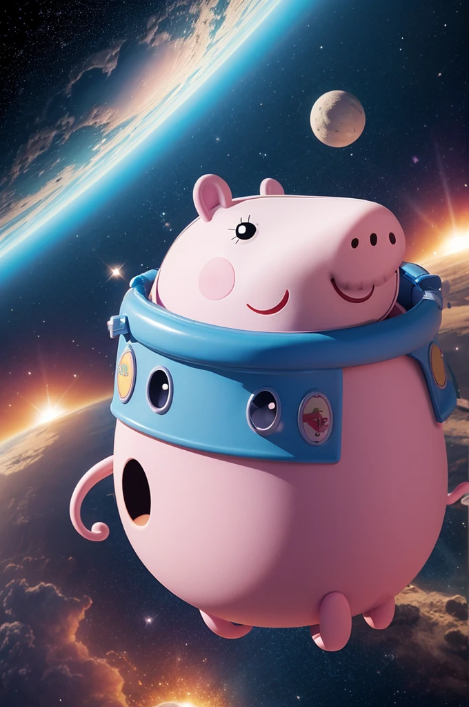 Peppa pig in space 