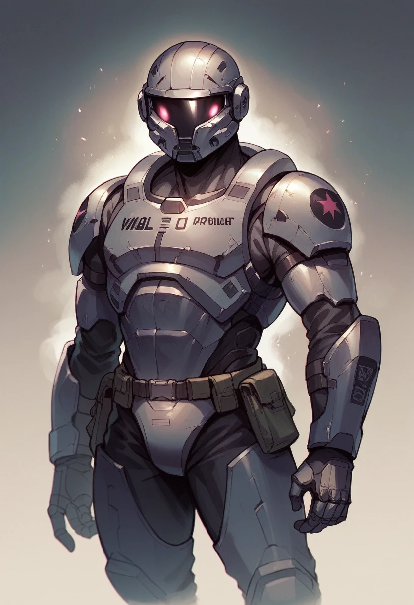 A Spartan warrior in the middle of a dark void and emerging from this void pale hands and eyes observe him from all sides 