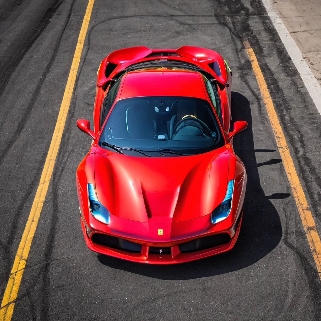 Neon ferrari 488