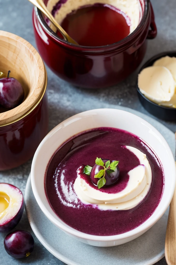 Plum butter sauce