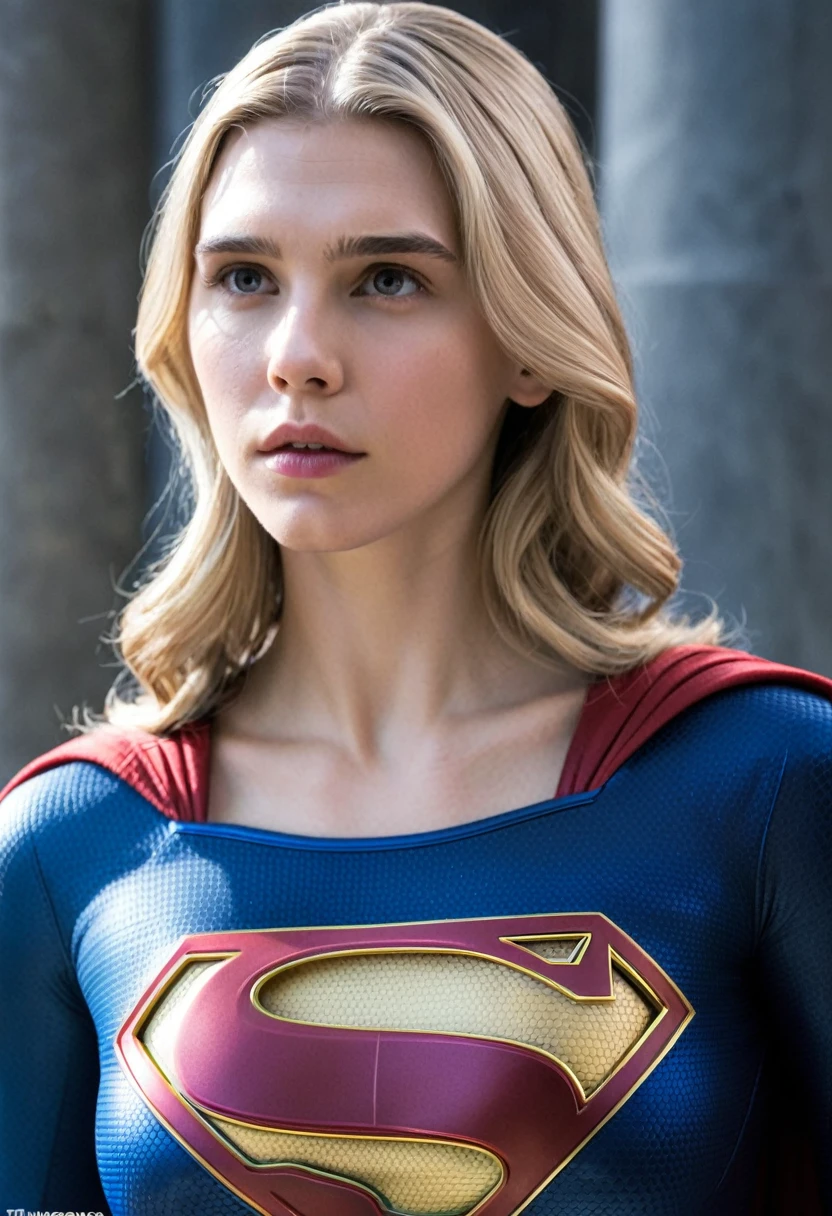 (((Extreme close-up of a beautiful woman with part of her head shaved))) Gaia Weiss under the mantle of the Kryptonian Kara Zor-The alias Supergirl(((With part of his head completely shaved))), long blonde hair))))(((Front Images))),(((Splash color images))),((((With part of his head shaved)))),(((Gaia Weiss under the mantle of the Kryptonian Kara Zor-The alias Supergirl))),(((Traje Man Of Steel Movie))),(((long blonde hair))),(((Traje Man Of Steel Movie))),(((Front Images))),(((With part of his head shaved)))