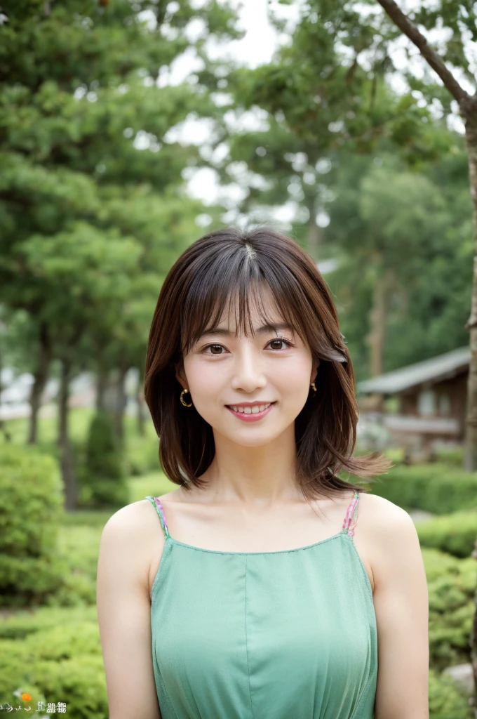 ((Highest quality)), ((masterpiece)), (detailed),Perfect Face,Japanese,landscape,Mature Woman,Upper Body