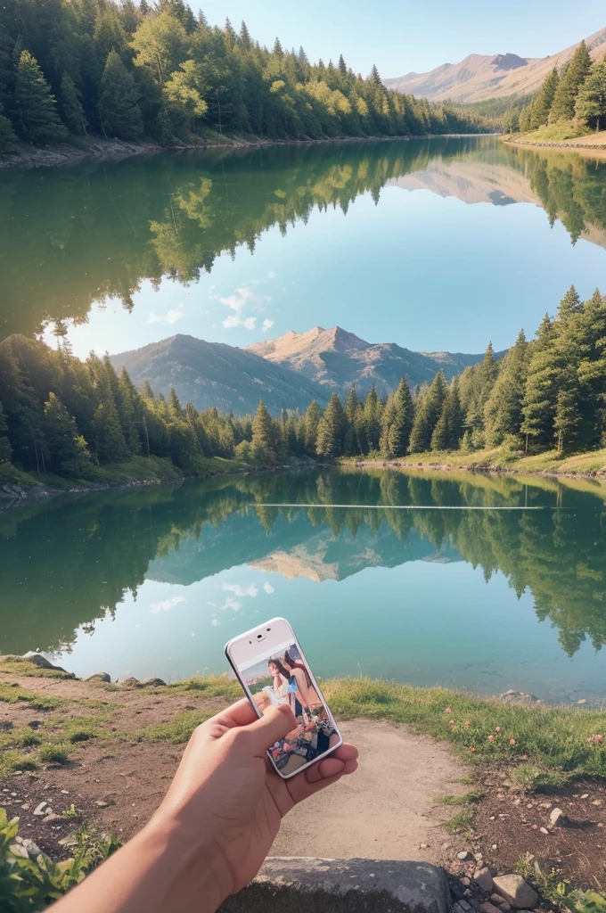 Create an image of beautiful things and good vibes in photo format to post on Instagram