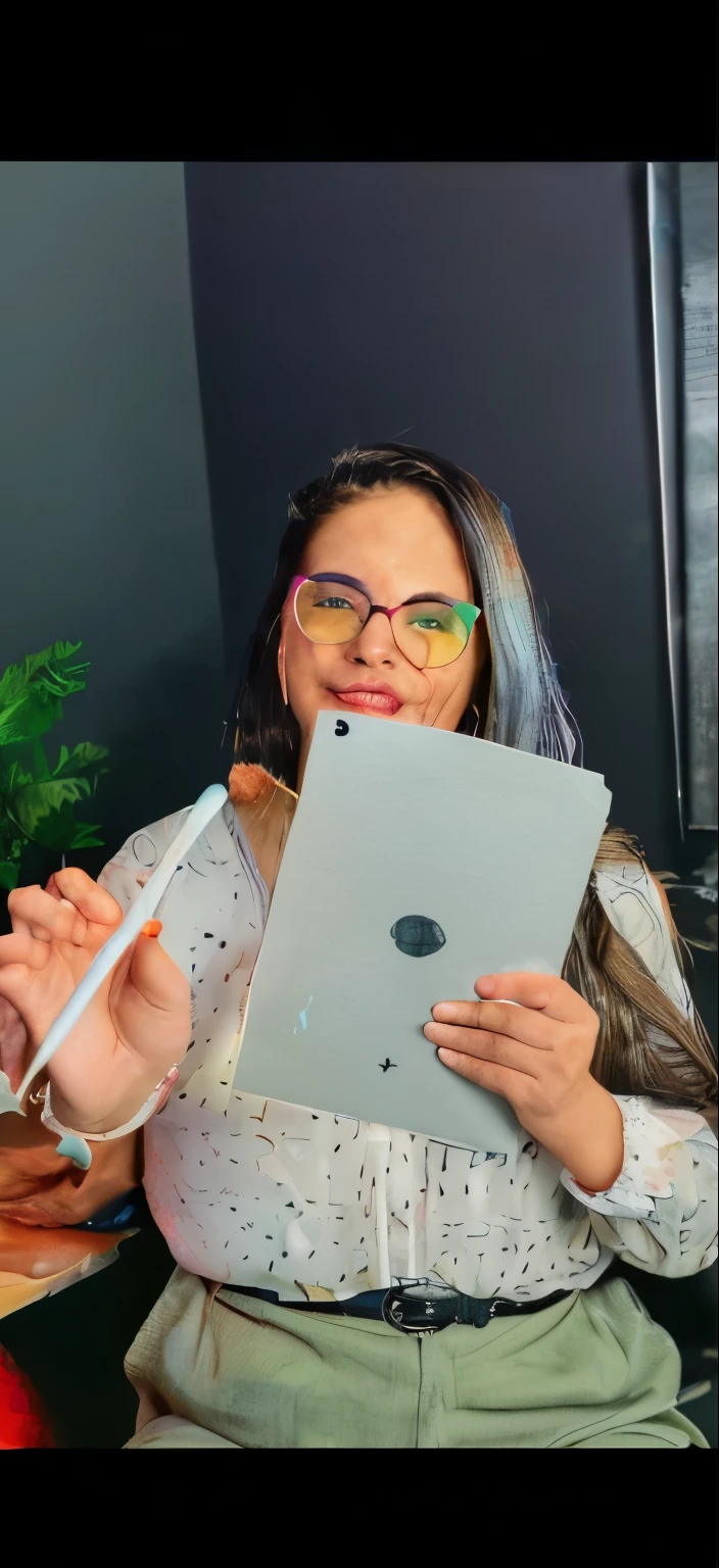 (8k, best qualityer, work of art:1.2),(best qualityer:1.0), (ultra high resolution:1.0), water colour, a beautiful woman, shoulder, hair ribbons, By Inês Cecile, retrato de meio corpo, extremely luminous bright design, pastel colours, (inking:1.3), autumn lights,