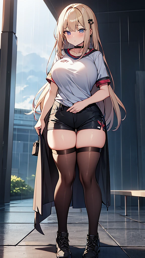 anntakamaki, anne takamaki, blonde hair, blue eyes, hair ornament, hairclip, long hair, swept bangs, twintails, wavy hair,
BREAK school uniform, shirt, skirt, jacket, necktie,
BREAK looking at viewer,from below,Transparent buttocks,Butt crack emphasis,facing back,Pose with one leg slightly bent forward,
BREAK indoors, classroom,
BREAK (masterpiece:1.2), best quality, high resolution, unity 8k wallpaper, (illustration:0.8), (beautiful detailed eyes:1.6), extremely detailed face, perfect lighting, extremely detailed CG, (perfect hands, perfect anatomy),