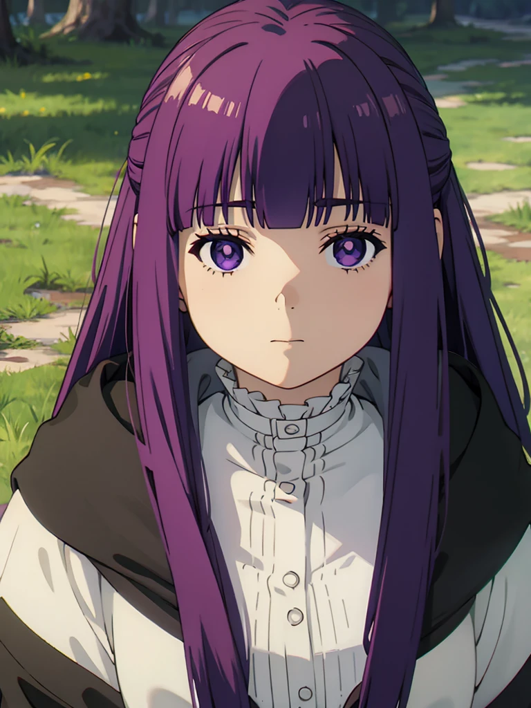 (safe:1.10), best quality, masterpiece, highres, solo, (fern_sousounofrieren:1.10), portrait, looking at viewer, anime_style, 16