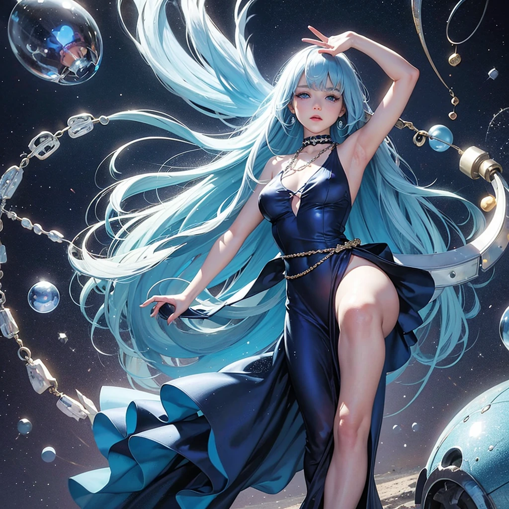 Blue Long Hair, Twin-tailed、fortune teller、horoscope、kawaii、cute:、seductive smile、cel anime、Official Art、unity 8k wall paper、ultra-detailliert、Beautifully Aesthetic、masterpiece、top-quality、(Zentangle、a Mandala、Tangles、Tangles)、(Fractal Art:1.3)、One Girl、ighly detailed、Dynamic angles、Cowboy Shots、The most beautiful forms chaos、elegent、Brutalist design、Vibrant colors、romantism、James Jean、roby dwi antono、by Ross Tran、Francis Bacon、Michal Muratz、Adrian Guyney、petra cortright、Gerhard Richter、Takato Yamamoto、Ashley Wood、atmosphere、ecstasy musical notes、Streaming music notes are visible