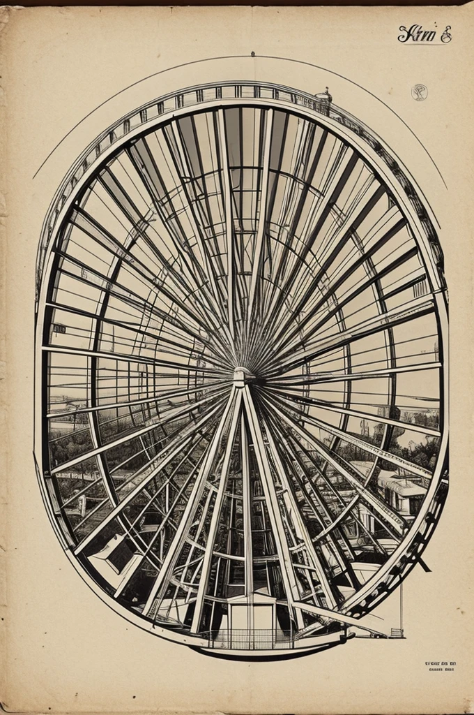 Sketch type amusement park