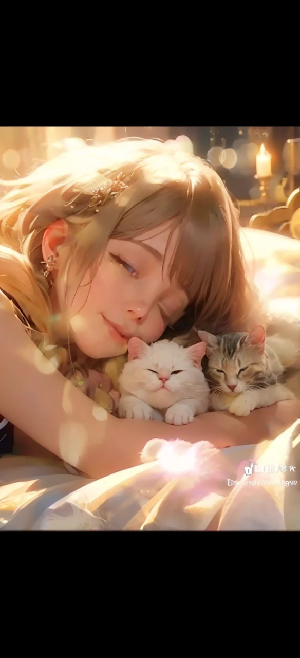 Please make it just like this, cute　gentle　There are a lot of cats