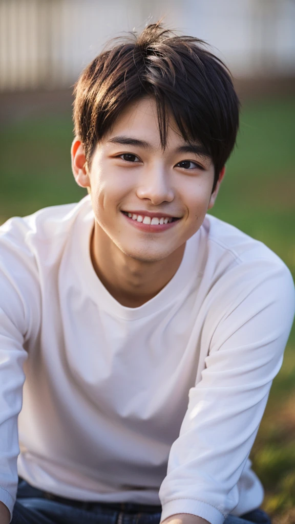 male Age 20 smile