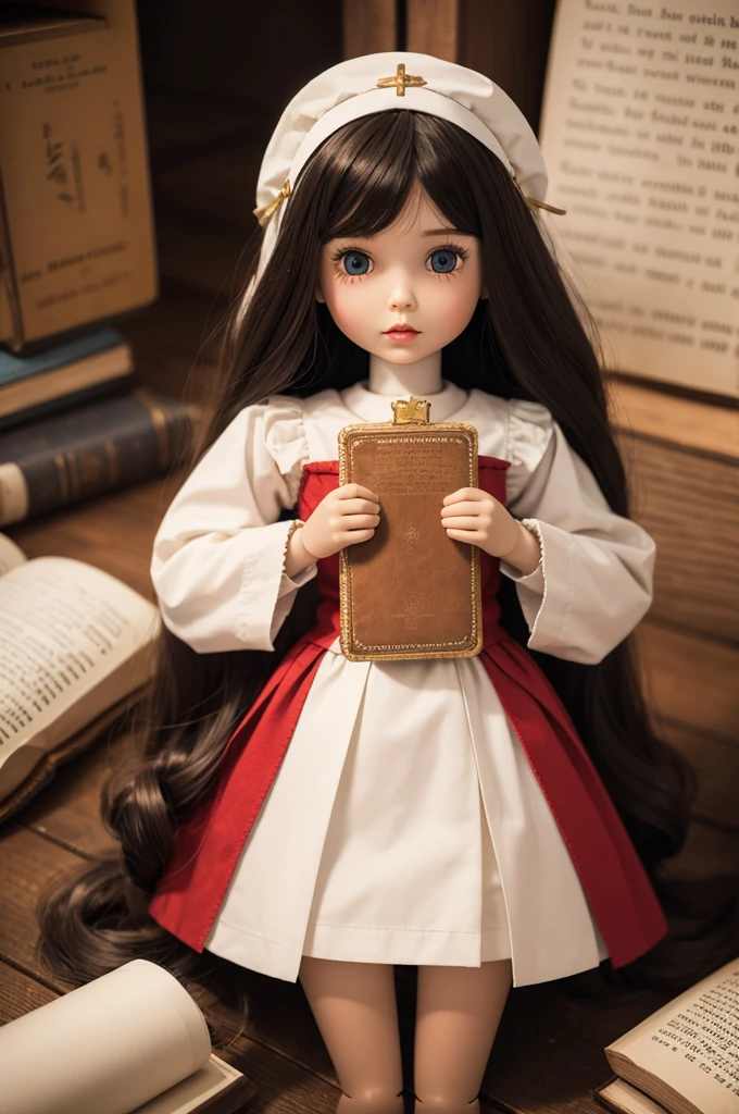 Assemble a doll shaped like a Bible 