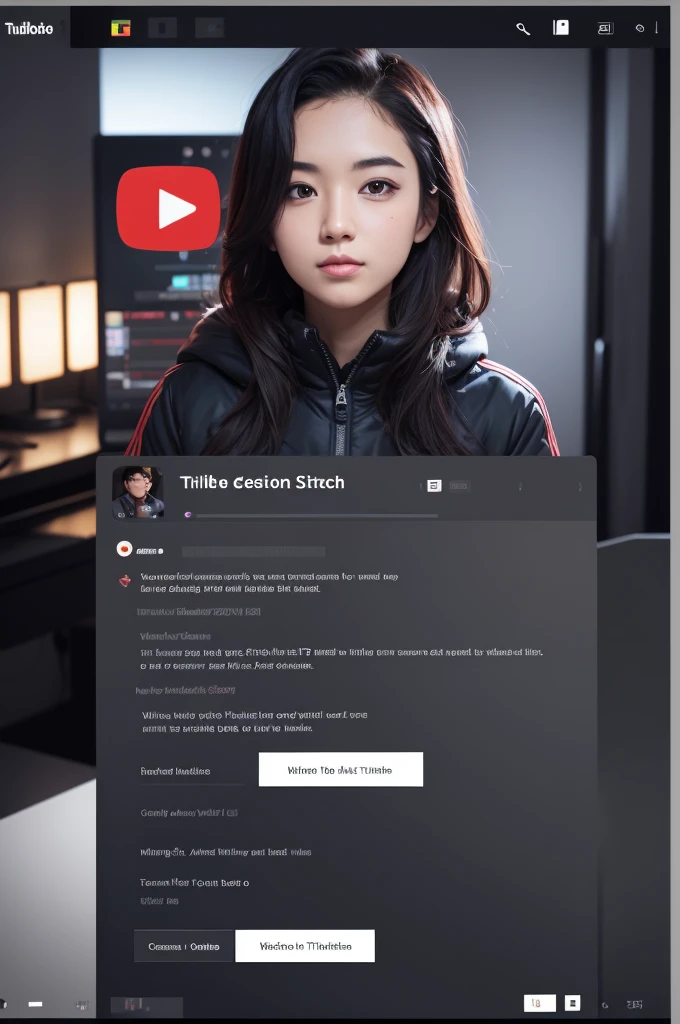 Create a profile picture by merging YouTube and Twitch 
