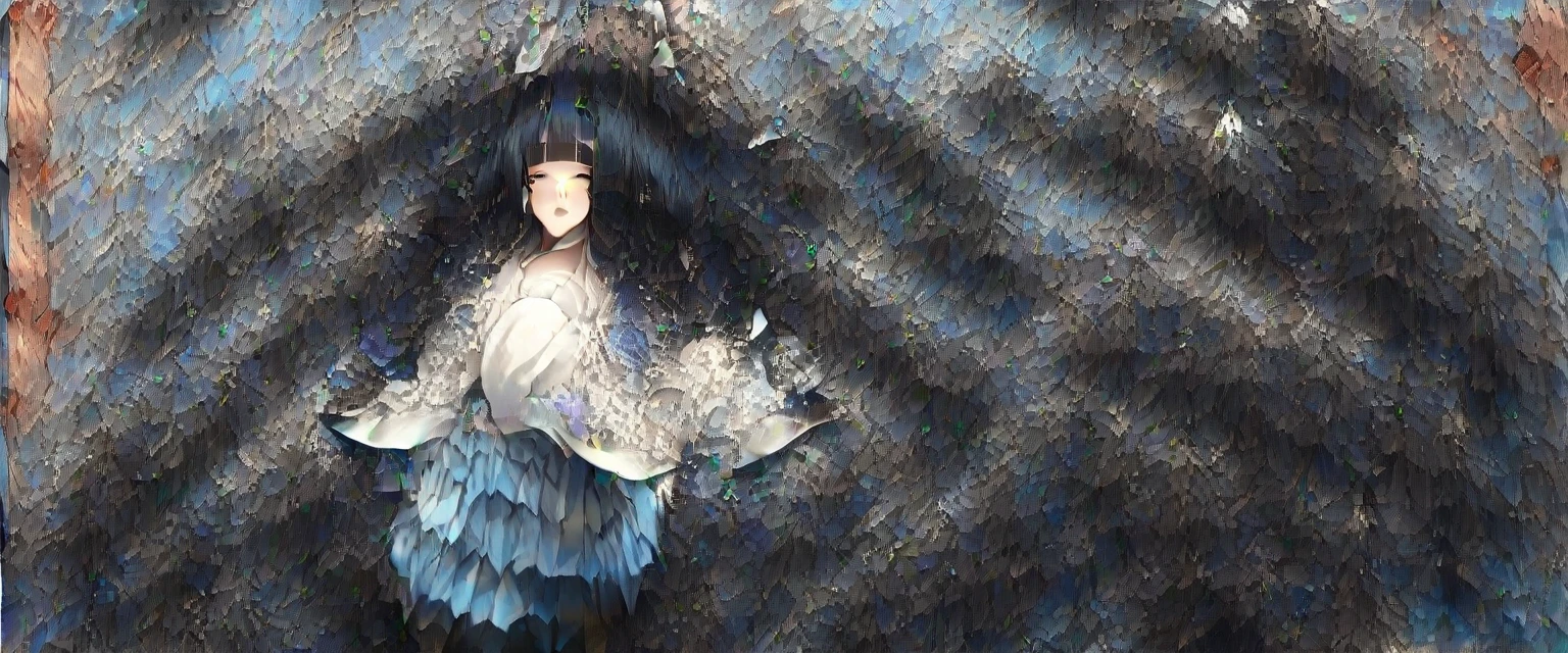 morning、Blue sky、Black Hair、blunt bangs、White shirt、In 8K、Highest quality、masterpiece、Super detailed、Ultra-high resolution、((1 person))、With a girl、compensate、Pleated skirt、Strong winds、((((Flip up the skirt))))、City view、super fine illustration,(((beautiful fine hair))),(((beautiful fine face))),(((beautiful fine background))),