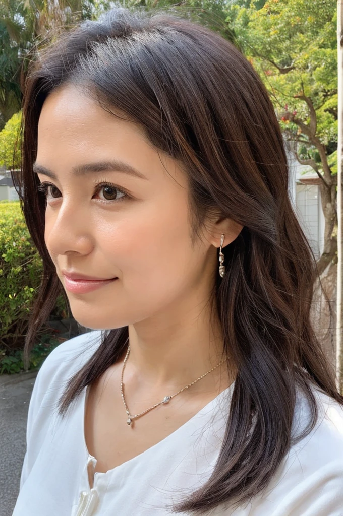 (Highly realistic photos, High resolution, detailed face, fine eyes) thin japanese woman, late 20s, cute face, Variety of facial expressions, long hair, slim figure, no text, thin waist, sexy, big breasts, wearing a swimsuit
