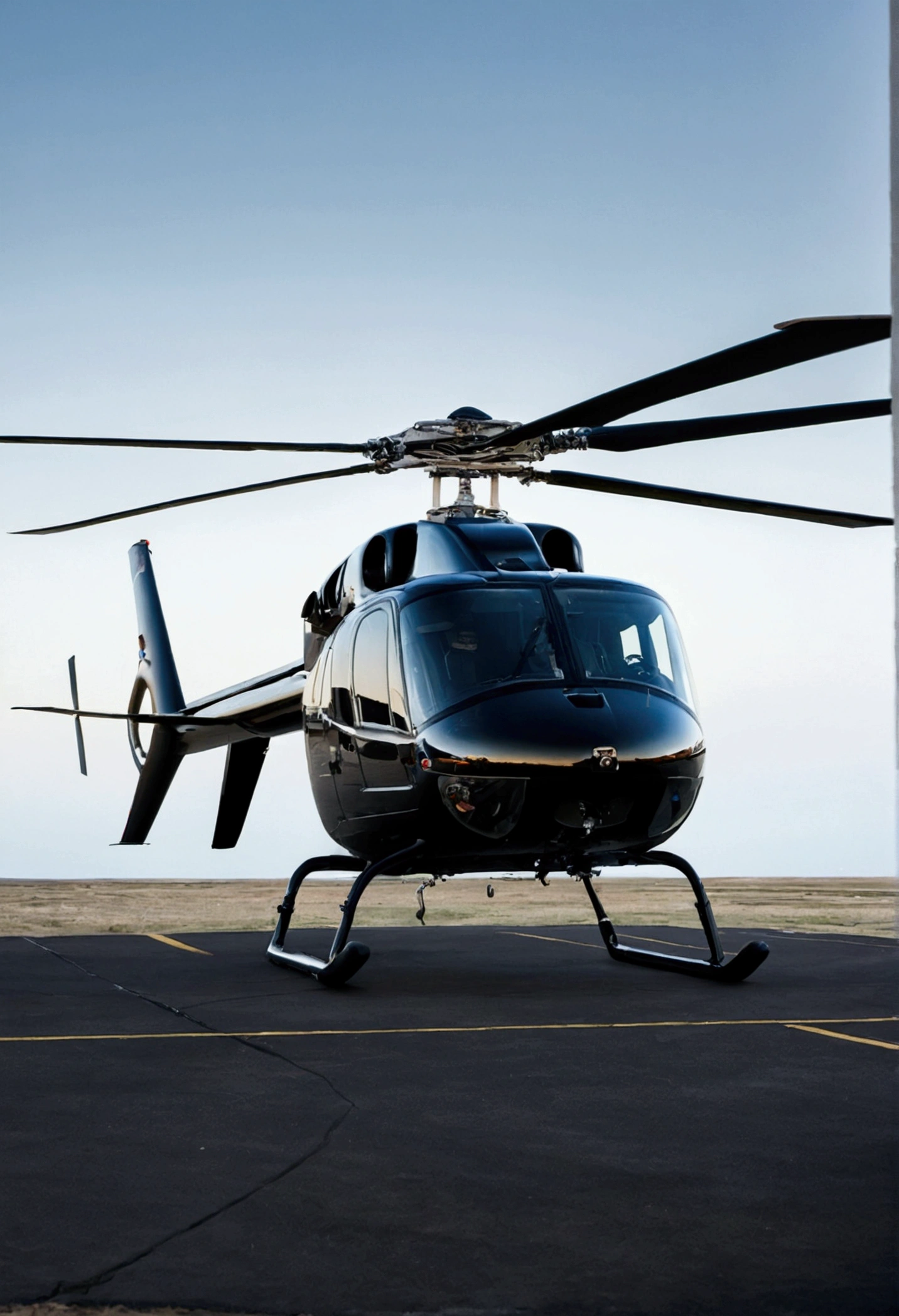 A helicopter