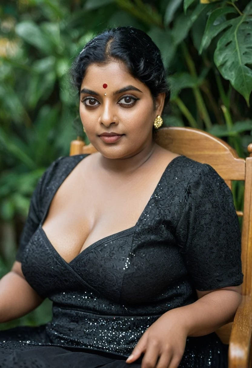 (((photo of a ancient kerala hindu devi))), (((black royal lady))) ,(((eyes))) ((((legs wide open)))), ((((sat on golden haven chair))), (((Half Body))), (((very dark skin))), (((age 35+))), (((((very dark nipple and areola))))), (((plus size chubby tall))), (((huge busty milky wet big massive boobs))), (((nude thick thigh))), (((ancient black mini skirt))), ((black skin dark body)), (((white mini skirt))), (((depth of field))), ((( spooky))),(((divine))), photorealistic,photo, realism, Getty Images, RAW candid cinema, 16mm, colour graded portra 400 film, remarkable colour, ultra realistic, textured skin, remarkable detailed pupils, realistic dull skin noise, visible skin detail, skin fuzz, dry skin, shot with cinematic,light leaks, RAW Image, DOF, depth of field,bokeh,