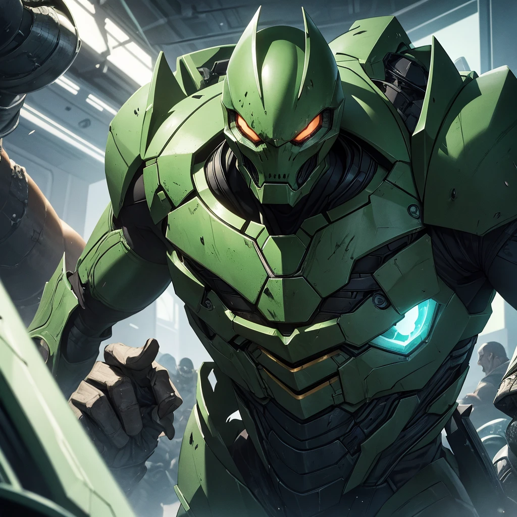 alien, stark, armour, greenskin, monstrous, homely, Malignant