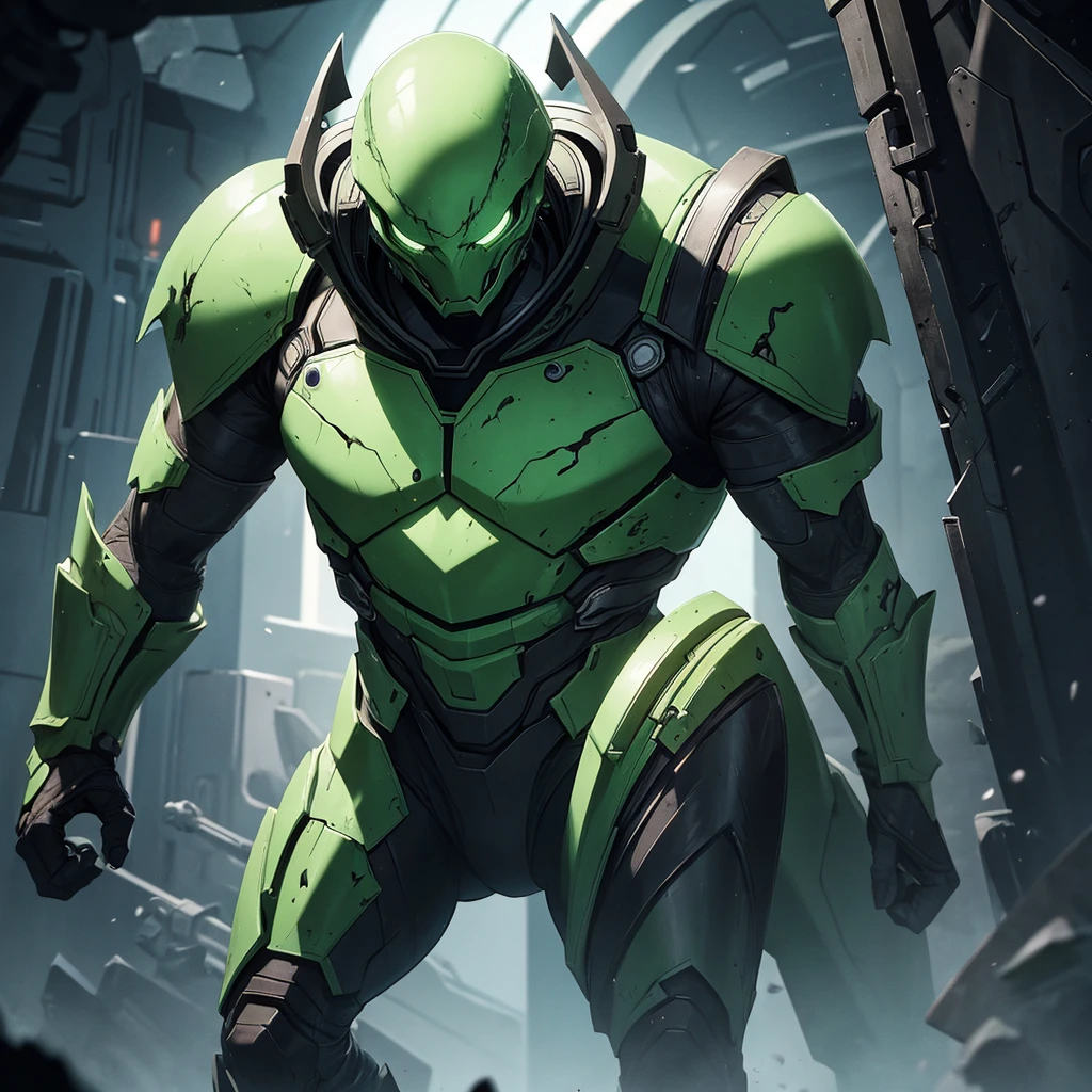 alien, stark, armour, greenskin, monstrous, homely, Malignant