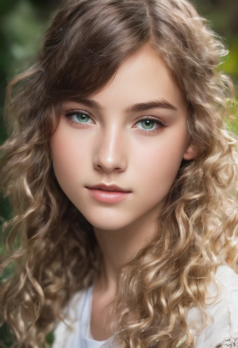 Creates a couple of teenage girls: straight and blonde hair, greeneyes, white skin color.
boy: dark brown curly hair, light brown eyes, white skin color