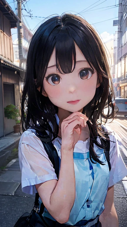 8k, RAW Photos, Highest quality, masterpiece, Realistic, photo Realistic, clear, Professional Lighting, Beautiful Face, Highest quality,Ultra-high resolution, Realistic japanese beautiful, Very detailed, One girl, Outdoor, Looking down