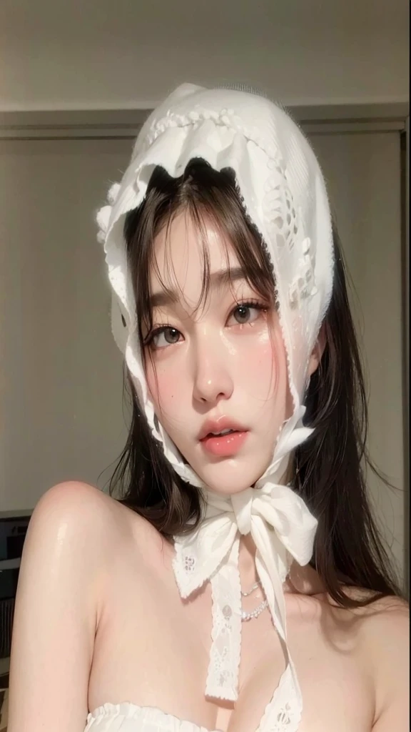 1girl, cutest, beautiful detailed eyes, beautiful detailed lips, extremely detailed eyes and face, longeyelashes, adorable bangs, brown hair, elegant, serene, natural lighting, warm color tones, soft focus, portrait, cinematic, highly-detailed, (best quality,4k,8k,highres,masterpiece:1.2),ultra-detailed,(realistic,photorealistic,photo-realistic:1.37)