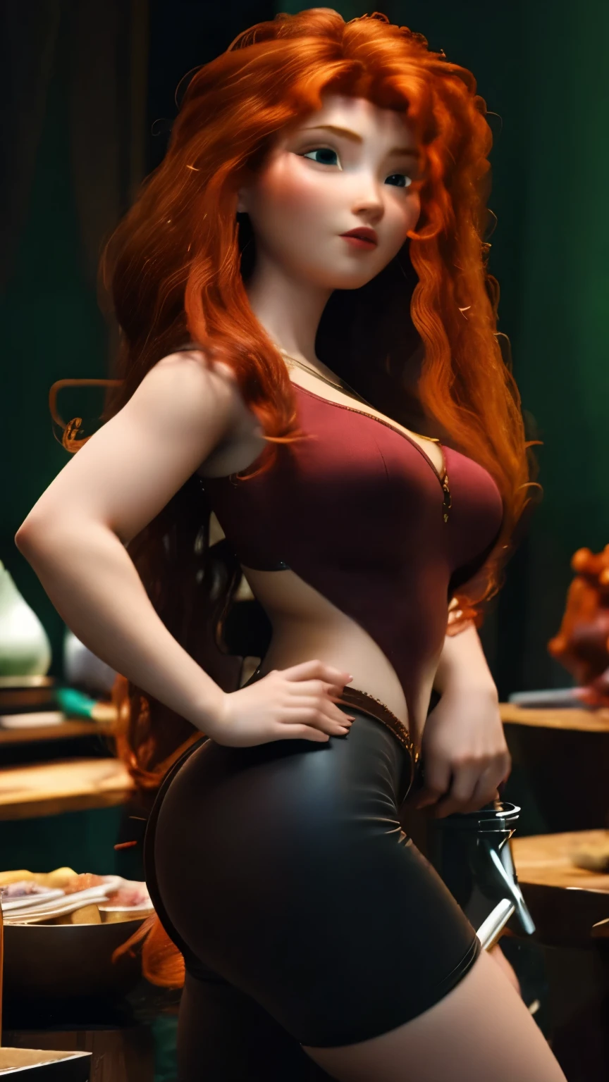 Merida super hot. Busty. neckline. Booty