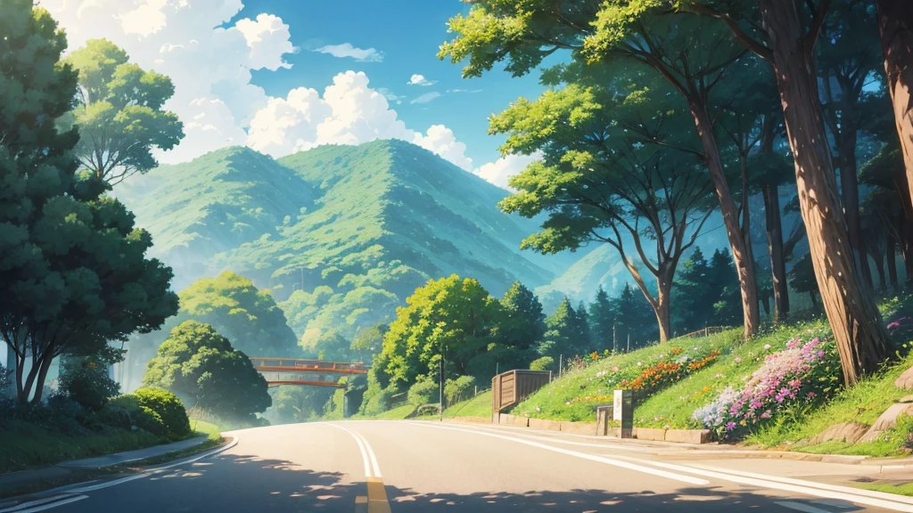 landscapes cover to listen to music, studio Ghibli or Lofi illustrations