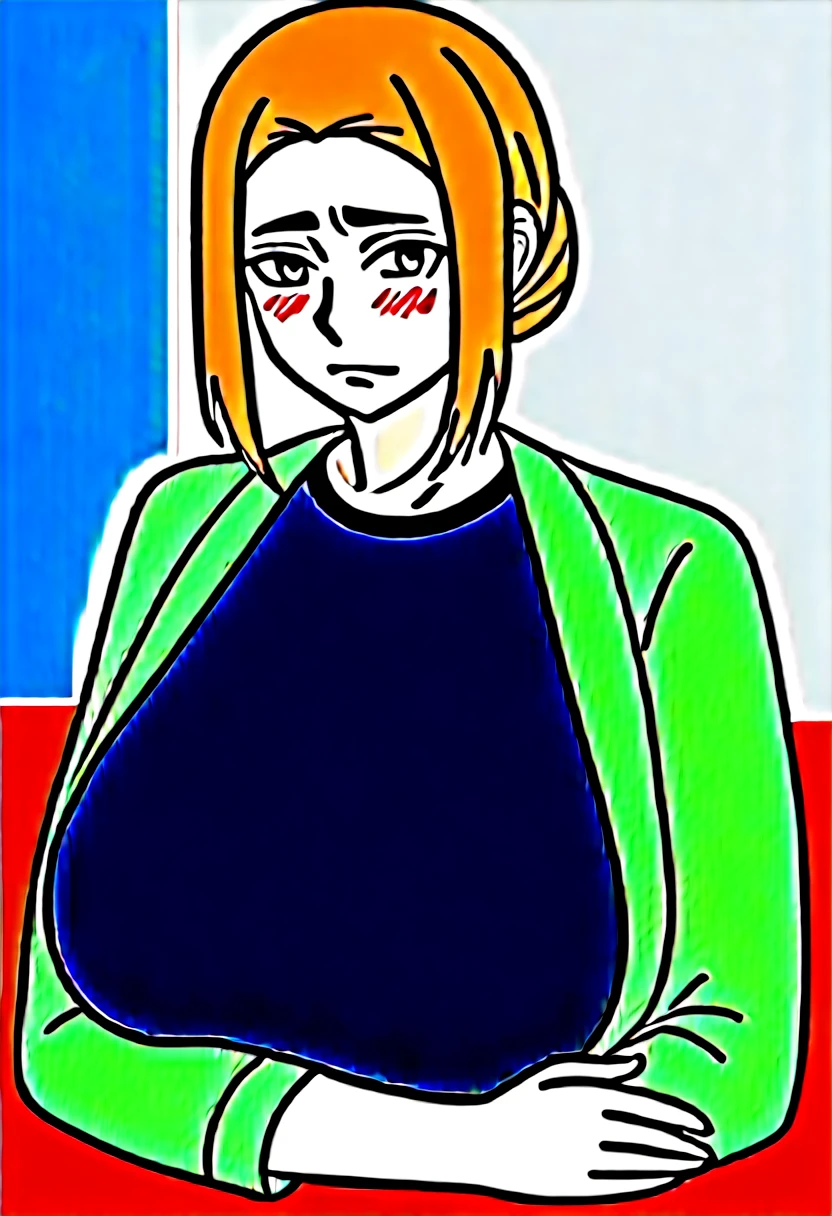 score_9, score_8_superior, score_7_superior, One girl, Ogawa Sumireko, white psuperiorils, alone, hair superior, Black Shirt, Food, Green jacket, Long sleeve, superiorper body,, indoor, Depth of written boundary, Huge breasts, Mature Woman, Mature Woman, Breasts pressed together, v Arms, View your viewers, Embarrassing, blush  、bed、Large Breasts、blush、Staring at a huge penis、Slim