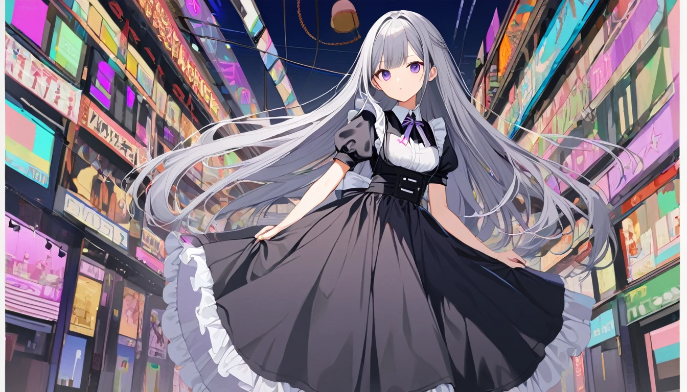 1 girl,Gray Hair,Purple eyes,Maid,Long Hair,Tarem's eyes,disease,2本feet,Focus on the legs,Put your hand on your thigh, X-shaped headband,From below,Half-closed eyes,Jiriu,blush,sweating,bare feet,feet,(Five Fingers 1.5),onlys of feet,feet focus,sweating,bare feet,Free fatty acids,From below,feetを上げてください,only,feet,Looking at the audience、裸feet、No shoes、feet裏を見せている、feet裏からのアングル、Sitting