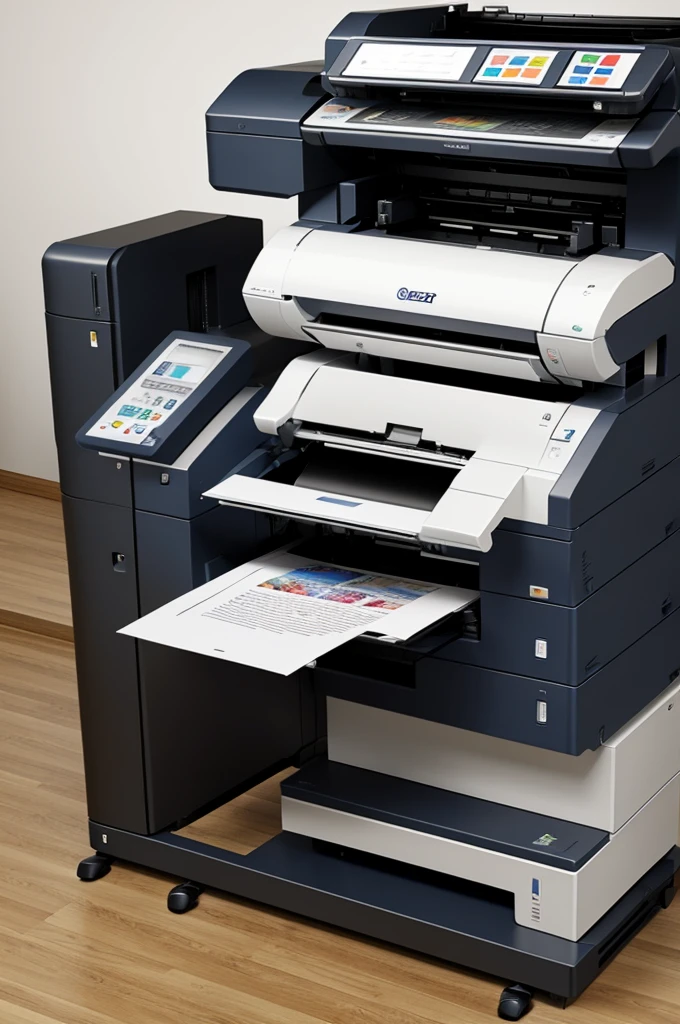 Make me a printer for a logo for a photocopying and printing business