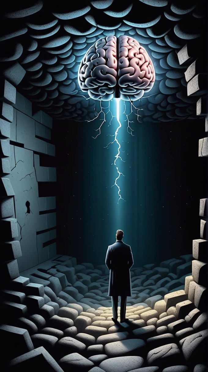 See how the brain plays around, And you fall inside a hole you couldn't see, And you fall inside a hole inside a-, Someone help me, Understand what's going on inside my mind, Doctor I can't tell if I'm not me