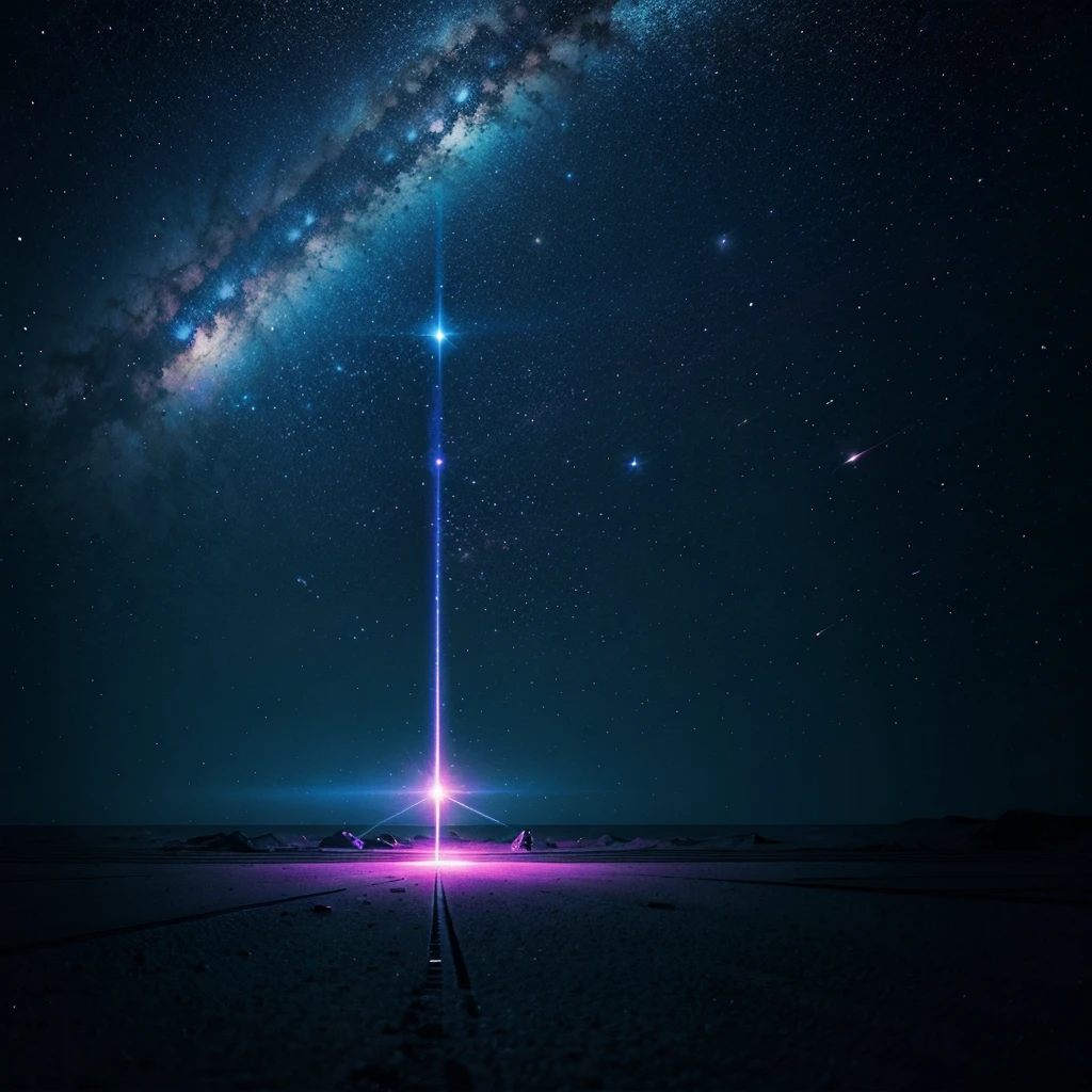 Cover for a track in a cosmic, atmospheric style, ambient, with a melancholic mood, space, emptiness
