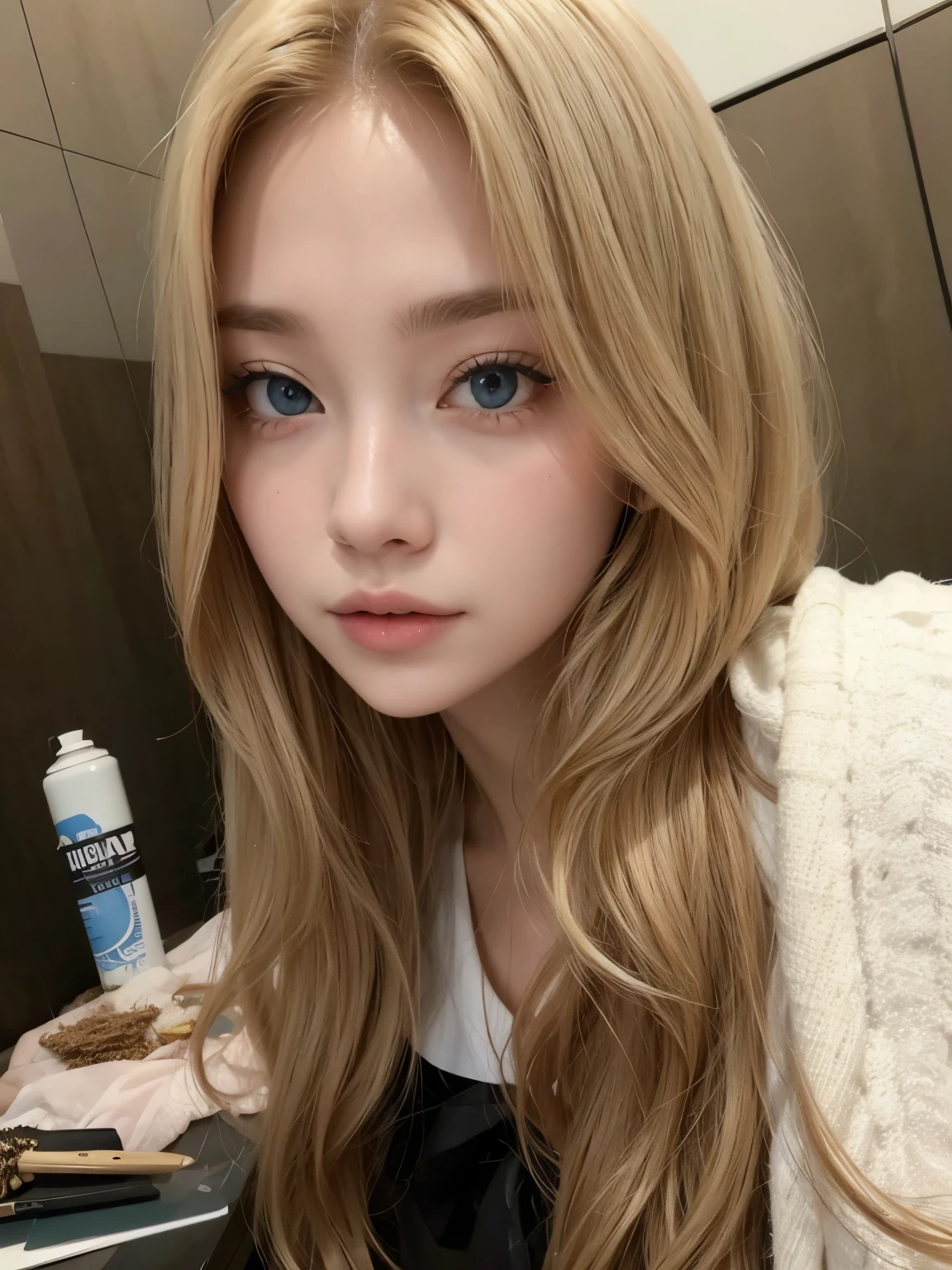 blonde woman