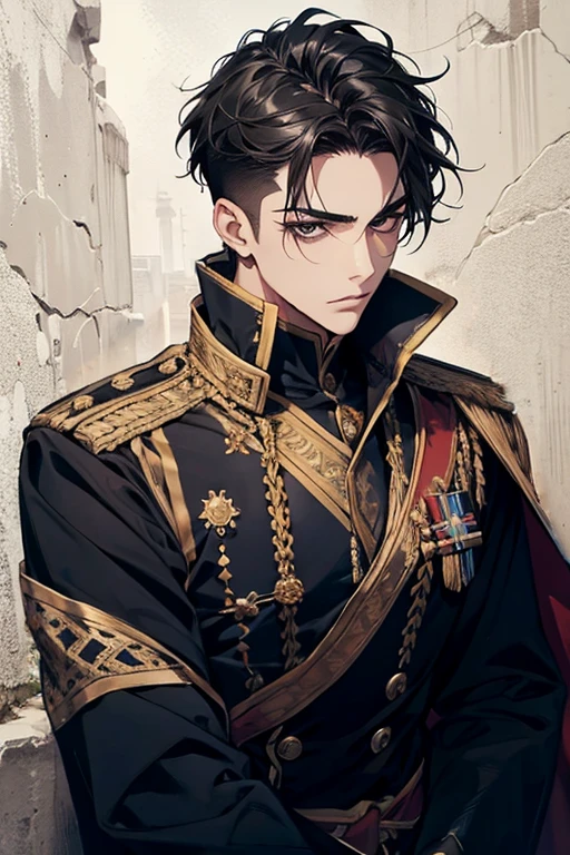 (Highly realistic photos, concentrated、High resolution, Detailed face, Detailed Hair,fine grain), ((Shooting in front of a wall))、Japanese men, 20-year-old, (Two boys),There are two people in the photo、Natural look、Upper body portrait, good looking,View the viewer,manly,short hair,Dyed red hair and blonde,masterpiece,Create a soft face,Not a smile, but still friendly, sunghoon, (Sung Hoon), enhypen, stage makeup, fair skin, broad shoulders, (redhead, :1.2), (bionde, :1.2) (neckless), highlights the vibrancy of Tokyo nightlife, vibrant lighting against a dark background, natural pose, standing close together without arms around each other's shoulders, this intense neon lighting creates a dynamic, colorful shadow on his face --ar 3:4 --style raw --stylized 250