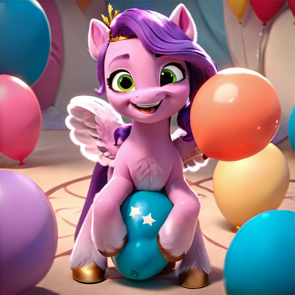 score_9, score_8_up, score_7_up, score_6_up, score_5_up, score_4_up, female, Pegasus, Pipp Petals, solo, looner, nonpop, balloon nonpop, detailed background, hump, party, selfie, fanservice, plot, balloon fetish, balloon support, 3d, hd, 4k, solo, Mature, rating herotic, spread legs, plot, blowing up balloons, balloon blowing, wide hips, arched back, overinflated balloon, tight balloon, necked balloon, translucent balloon, white star print on balloon, balloon inflation, motion blur, bouncing, squeaking, noisy, loud, My Little Pony: Make Your Mark, My Little Pony: A New Generation, cinematic, dynamic angle, depth of field, bloom, subsurface scattering