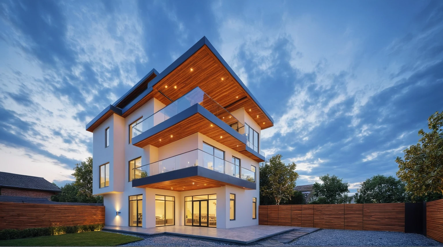 (Description of the first floor, white wall facade, glass ceiling, and additional black marble map, (LED aluminum bar lights installed in ceiling and ceiling for exterior design), (2-sided spotlight for exterior design on the fence and door of the house), lighting steps leading up to planting flowers), townhouse design, streets, roads, first-floor commerce, vehicles, pedestrians, busy streets, Photorealism, masterpiece, Hyperrealistic, best quality, perspective, volumetric lighting, natural light, three-stage building, day light, movie light, (Neutral lighting is suitable for the Building, light color thermometer lighting), (architectural design visualization), (reflection), (focus on object), (material normal bump real reflection), (scattered light), (light ray), (multi-beam light), (sunbeam) (multi-level reflection), (chao vantage software visualization render), (((Best Quality))), ((Masterpiece)), ((best illustration)), ((best shadows)), (( Super Detail)), (Intricate lines), (Photorealism),(hyper detail), ((archdaily)), ((award winning design)), (dynamic light), ((spotlight)), (perfect light), ( shimering light), ((photorealistic)), ((intricate detail)), ((extreme detail)), ((crazy detail)), ((octane render)), ((trending on artstation)), ((High- fidelity)), ((Viwvid)), ((Crisp)), ((Bright)), ((Stunning)), ((Eye-catching)), ((High-quality)),((Sharp)), ((day sun environment)), ((Illuminating)), ((Flawless)), ((High-quality)),((Sharp edge render)), ((medium soft lighting)), ((photographic render)) , ((detailed archviz)), ((reality environment))