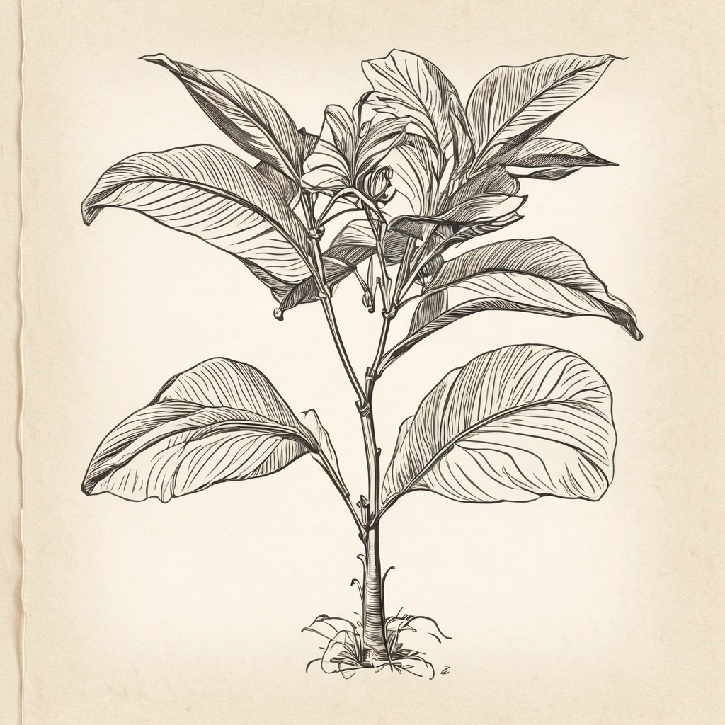 I want a drawing of a plant in the style of an old explanatory sketch, on a sheet of paper. The drawing must include all the elements of the plant: Estate, Stems, leaves, flowers and fruits. It is important that the style is detailed and realistic, as if it were part of a field notebook.The drawing should be in soft and natural tones, avoiding strong colors. Colors should be subtle, similar to those that might have been used in old illustrations, Illustrations must include anatomical details, as cross sections of fruits and seeds. The entire plant should be colorful but with soft tones. The fruit plant will be an apple