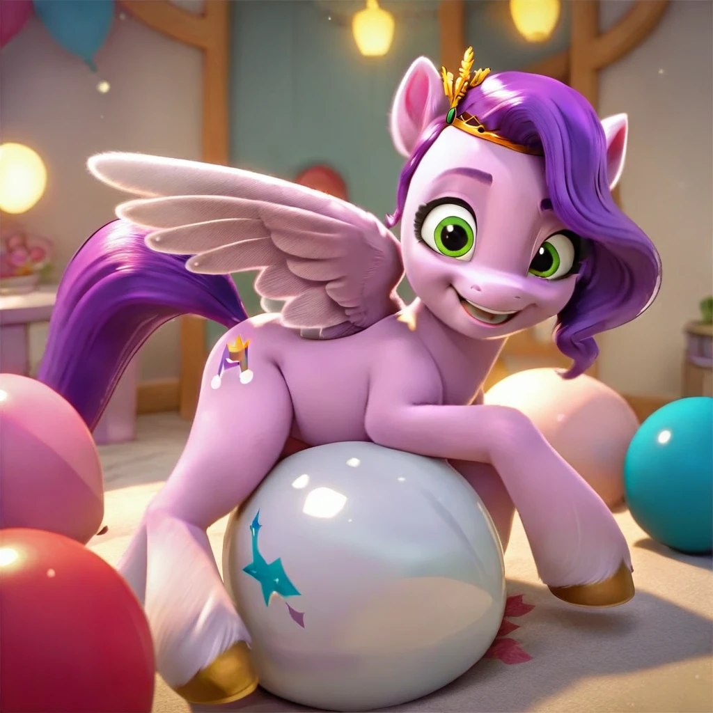 score_9, score_8_up, score_7_up, score_6_up, score_5_up, score_4_up, female, Pegasus, Pipp Petals, solo, looner, nonpop, balloon nonpop, detailed background, hump, party, selfie, fanservice, plot, balloon fetish, balloon support, 3d, hd, 4k, solo, Mature, rating herotic, spread legs, plot, blowing up balloons, balloon blowing, wide hips, arched back, overinflated balloon, tight balloon, necked balloon, translucent balloon, white star print on balloon, balloon inflation, motion blur, bouncing, squeaking, noisy, loud, My Little Pony: Make Your Mark, My Little Pony: A New Generation, cinematic, dynamic angle, depth of field, bloom, subsurface scattering