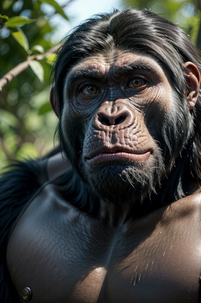 Gorilla identical to Cezar from the film Planet of the Apes