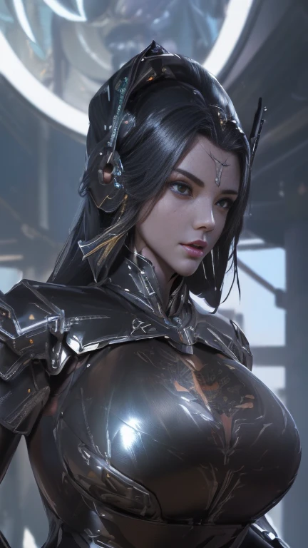 (Surreal:1.5), Artificial Intelligence Girl Generator (Beautiful gray hair, Phoenix Gold Helmet:1.1), ((Huge fake breasts:1.5)), ((:1.5)), (Muscle Abs:1.3), (full-body shot),((Dark Shiny Futuristic Mech Cropped Top, Black mech tights,portrait:1.5)), ((Busty Adult, Sweaty body:1.1)), (Looking at the audience:1.3), (Women&#39;s Focus:0.8), (HALLRoom OF FUTURISTIC SPACE STATION:1), (Glossy white_Room:1.3), Super texture, (4X Multi-Anti-Aliasing), ((Unreal Engine 5 Rendering)), Physically Based Rendering, Ultra HD, 16K, 1080P.