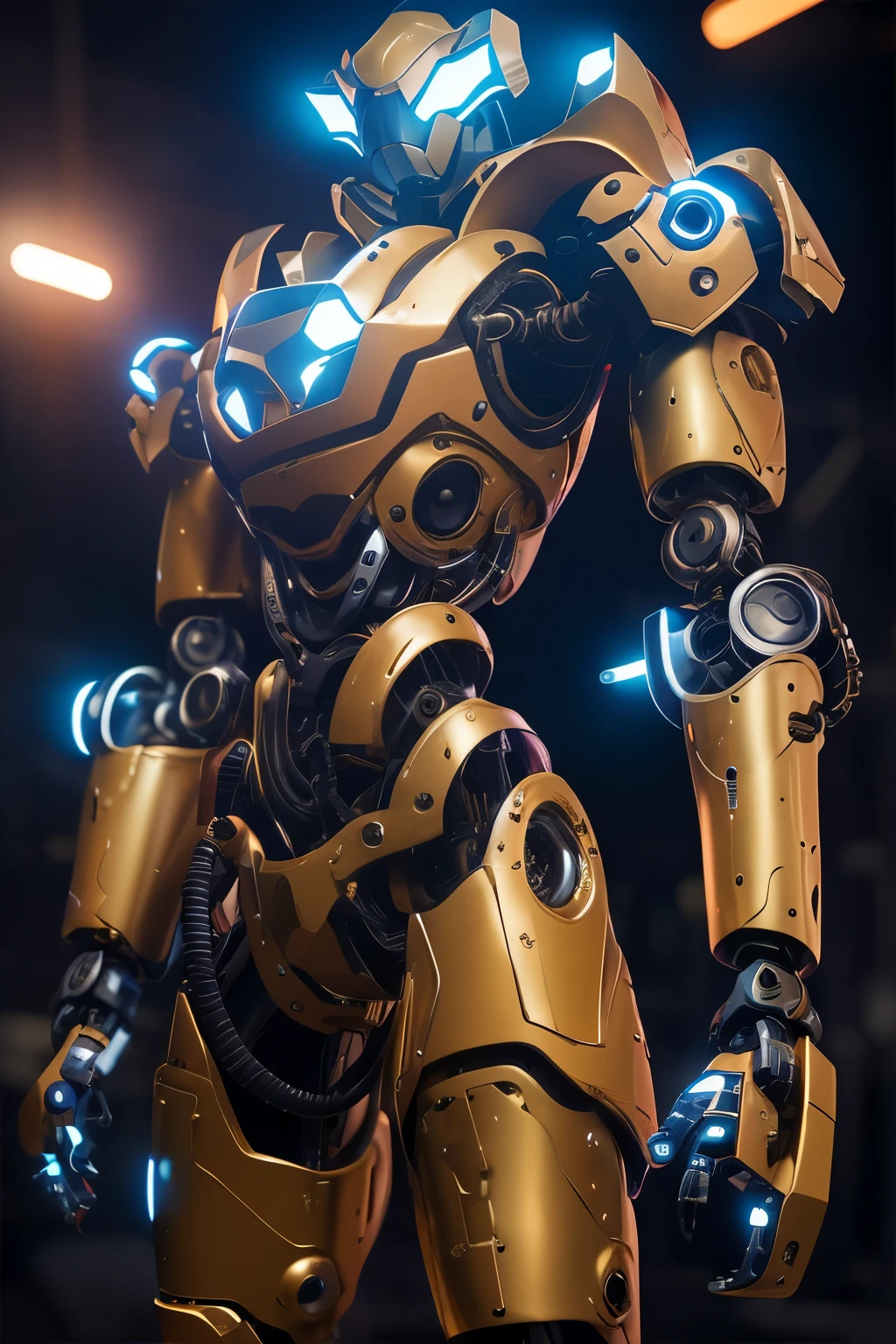 ((masterpiece, best quality)),illustration,ultra detailed 8k,photorealistic,sharp focus,highly detailed,professional lighting,colorful details,iridescent colors BREAK extreme long shot of a factory,large mechanical robot construction like very futuristic shapes,microchip,computer,glowing,intricate details,shitu-mecha is standing in front of the audience,Navel