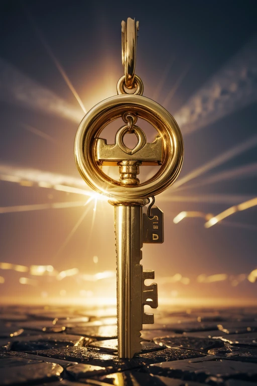 giant golden key