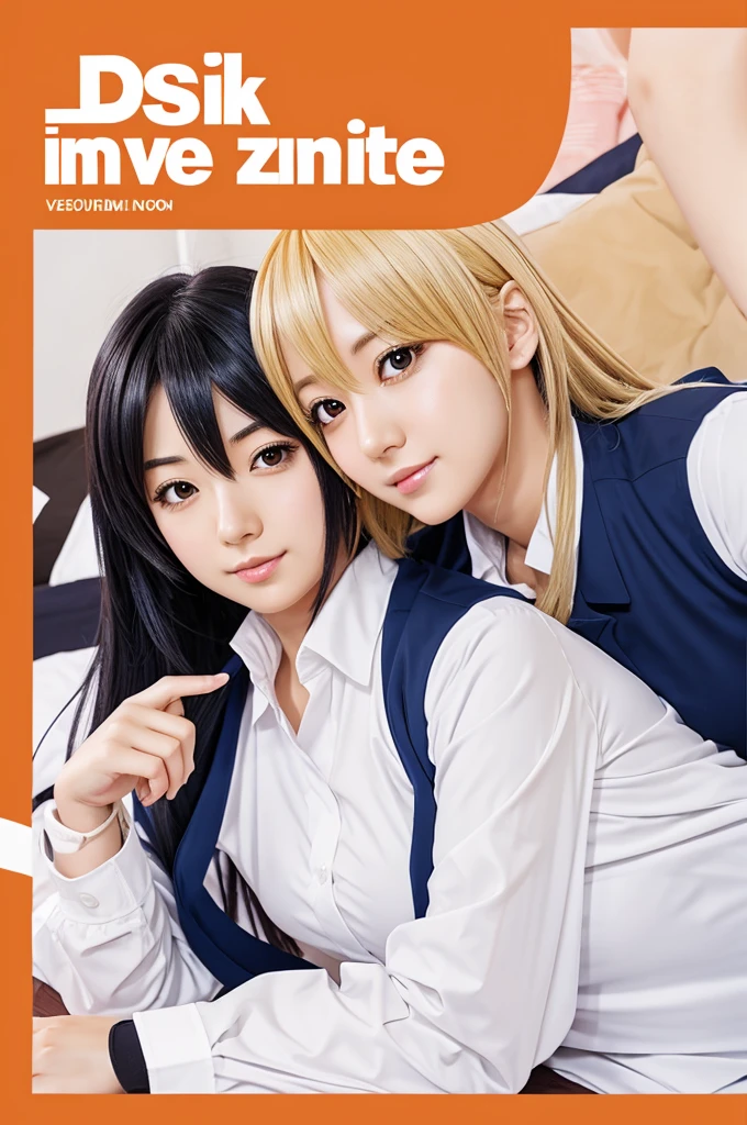 A logo to invest money but with anime images and with the name Daki