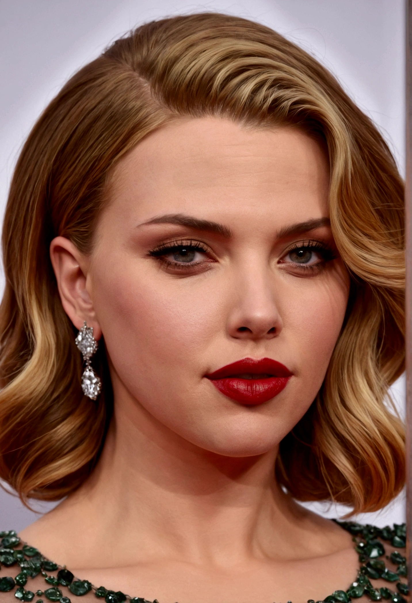 Scarlett Johnasson on her back