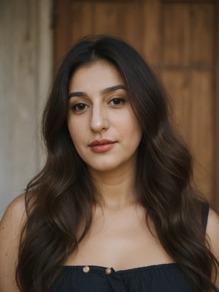 Caseyli, 1girl, solo, 30 years old, (((Georgian face))), (((Georgian nose))), (((Georgian lips))), ((((chubby)))), (((wide hips))), (((dark blonde hair))), wavy medium hair,