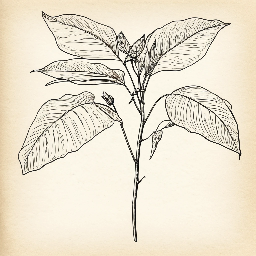 I want a drawing of a plant in the style of an old explanatory sketch, on a sheet of paper. The drawing must include all the elements of the plant: Estate, Stems, leaves, flowers and fruits. It is important that the style is detailed and realistic, as if it were part of a field notebook.The drawing should be in soft and natural tones, avoiding strong colors. Colors should be subtle, similar to those that might have been used in old illustrations, Illustrations must include anatomical details, as cross sections of fruits and seeds. The entire plant should be colorful but with soft tones. The fruit plant will be an apple