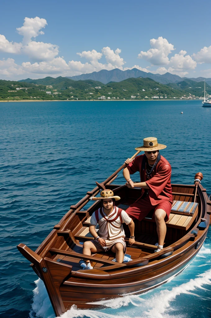 tony tony chopper in mugiwara boat