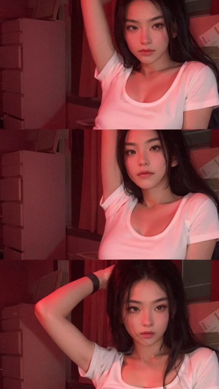 ssmile, Bblack hair, 精致的面容, facing the public, work of art, best qualityer, very well, best shade , Disney style, better lighting , cinematic light , white skin tone