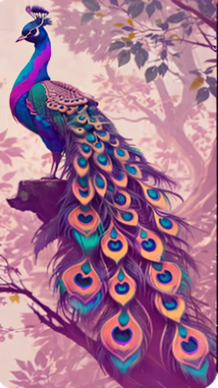 Peacock，forest